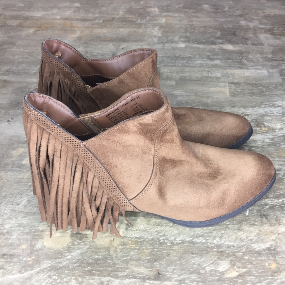 Faded Glory Size 8 Brown Booties
